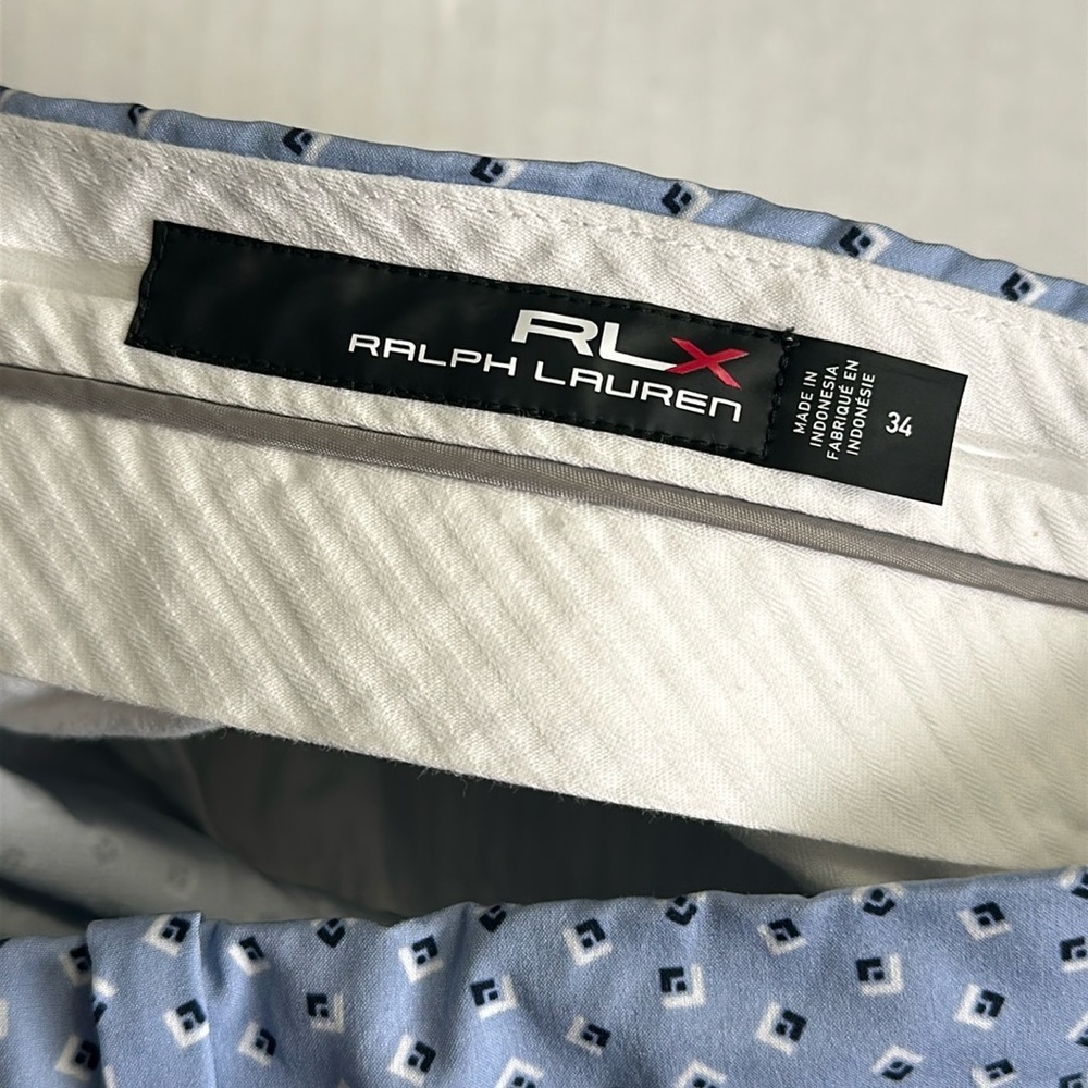 Ralph Lauren RLX Blue Golf 9" Shorts Men's Size 34 Performance Athleisure - Picture 5 of 12